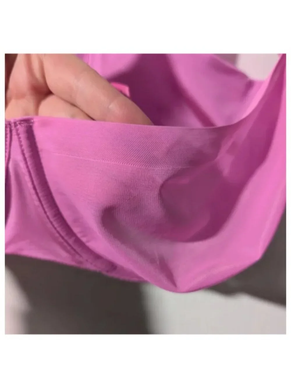 Skims | No Show Unlined Balconette Bra In Pink 40DDD - Picture 15 of 15
